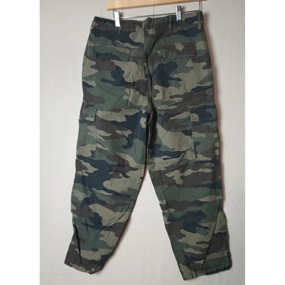 RSG Camo Cargo Pants‎ Military Army Casual Streetwear Loose Fit 30x30 AA